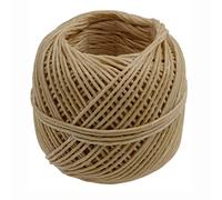 Mnixy Mèche de Chanvre Bio en Cire d'abeille Mèche de Chanvre 61 m pour Salon, Chambre, Salle à Manger, église