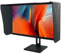 MNJVCFDS Capuchon De Moniteur D'ordinateur Bouclier Lumineux, Capuchon De Moniteur Réglable Couverture Tous Les Côtés Ombre-Soleil Écran D'affichage 27 Pouces Viseur Solaire Facilement Installé