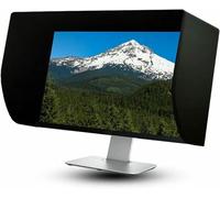 MNJVCFDS Capuchon De Moniteur Réglable - Couverture Tous Les Côtés Capuchon De Moniteur en Cuir D'ombre Solaire, Écran D'ordinateur De Bureau Capuchon De Moniteur De Viseur Solaire Convient