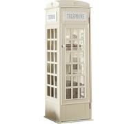 MNJVCFDS Étiquette en Bois - London Phone Booth Shape 5-Tier Storage Rack pour Enfants Adultes, Mignon Étage Debout Étagère Organisateur D'affichage, Étagères Décoratives