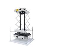 MNMIOIO 1 PC 100 CM Support de projecteur motorisé Ascenseur électrique Ciseaux Montage Plafond avec télécommande sans Fil
