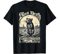 mno7h7v Black Death European Tour 1347 1351 T-Shirt SP291