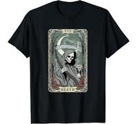 mno7h7v Limited Vintage Death Tarost Card I Occult Grim Reaper T-Shirt S-3XL