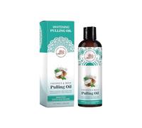 Mnozreo Bain de Bouche Oral à l'Huile de Coco Naturel,100ML,1PC,Huile de Menthe Poivrée pour Blanchir les Dents,Haleine Fraîche