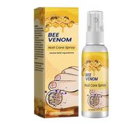 Mnozreo Bee Venom Sérum de reconstruction des ongles, venin d'abeille, spray de soin des ongles, sérum de réparation pour ongles des mains et des pieds, défense des ongles, renforcement des cuticules