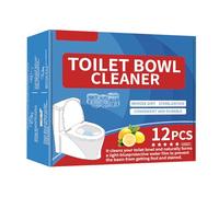 Mnozreo Blocs de Réservoir de Toilettes,Bloc de Toilette Encastré,Toilettes Propres Désodorisant Bleu,Pastilles Désodorisantes et Détartrantes,Bloc de Nettoyage de Toilette,12PC