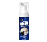 Mnozreo Nettoyant Mousse Cuisine Nettoie et Dégraisse Cuisine,Puissant Nettoyant Mousse Anti-Taches à Bulles Tout Usage,Moussant pour Taches D'huile Lourde,30ML