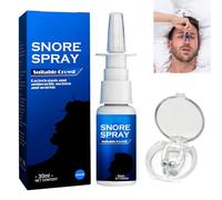 Mnozreo Solution Anti-Ronflement,Efficace Puissant,30ML,1PC(Soulage Efficacement Le Ronflement,Améliore La Respiration,Naturelle Contre)