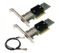 MNPA19XTR Carte Réseau SFP+ PCI-E 10 Go, Carte Réseau PCIE avec Câble de Conversion de 1 M, PCI Express X8, pour Mellanox ConnectX-2, Prise en de Windows Server