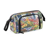Mnsruu America in Bloom Summer2 Trousse à crayons grande capacité pour garçons et filles, Amérique en fleurs Summer2, Taille unique, Mode