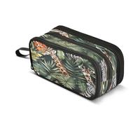 Mnsruu Animal of Africa Trousse à crayons grande capacité 3 compartiments pour fournitures scolaires garçons filles, multicolore, Taille unique, Organiseur de sac