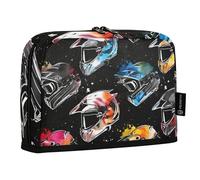 Mnsruu Brutal Trousse à crayons sur le thème de la moto avec motocyclettes, grande capacité pour garçons et filles, trousse à stylos multicouche, organiseur de papeterie pour l'école, le bureau, le