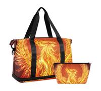 Mnsruu Burning Phoenix Bird Sac de sport magique, #04, Taille unique, Mode