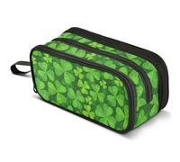 Mnsruu Clover Trousse à crayons à trois et quatre feuilles de grande capacité avec 3 compartiments, A1638, Sac à dos enfant