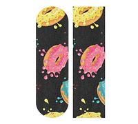 MNSRUU Donuts avec ruban adhésif pour skateboard Rose Chocolat 22,9 x 33 cm