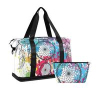 Mnsruu Dreamcatcher Boho Feather Dream Catcher Sports Duffel Bags, #04, Taille unique, Mode
