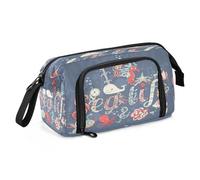 Mnsruu Fantasy Sealife Trousse à crayons grande capacité pour bureau, école, multicolore, Cartable