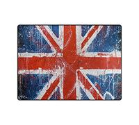 Mnsruu Grande Surface Tapis 160 x 122 cm Drapeau Anglais Tapis de Sol léger résistant aux Taches pour Le Salon Chambre à Coucher Maison du Pont