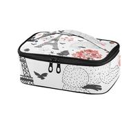 Mnsruu Petite boîte à déjeuner avec poignée, sac isotherme portable pour le travail, l'école, le pique-nique en plein air, sans couture avec Paris et caniche