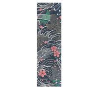 Mnsruu Poisson Koi Vague Japonaise Grips Skateboard Bande Antidérapant Planche à Roulettes Grip Papier de Verre Sports Plein air Scooter (84 x 23 cm)