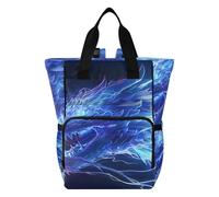 Mnsruu Sac à dos à langer pour bébé, sac à dos Lightning Leader grand sac étanche pour les mamans et les papas