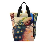 Mnsruu Sac à dos à langer pour bébé, un beau sac à langer de voyage imperméable pour les mamans et les papas