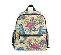 Mnsruu Sac à dos pour enfant motif crocodile, planche à roulettes, fleurs, sac à dos préscolaire pour enfants, garçons et filles, sac d'école maternelle