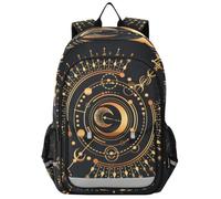 Mnsruu Sac à dos pour ordinateur portable 15,6" Astrologie, Alchimie, lune, étoiles, cartable pour adolescentes, sac à dos de voyage léger pour le travail universitaire, 45 x 33 x 17 cm