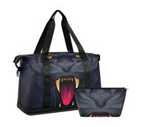 Mnsruu Sac de sport Animal Panther Noir, #04, Taille unique, Mode