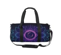 Mnsruu Sac de sport avec bandoulière pour homme et femme - Géométrie sacrée et symbole Boo - Sac de sport de voyage avec compartiment à chaussures pour la nuit, le week-end, #01, Taille unique, Mode