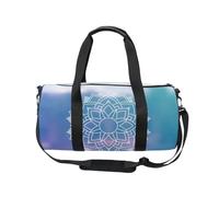 Mnsruu Sac de sport avec bandoulière pour homme et femme - Géométrie sacrée spirituelle - Sac de voyage d'entraînement avec compartiment à chaussures pour la nuit, le week-end, #01, Taille unique,