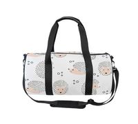 Mnsruu Sac de sport avec bandoulière pour homme et femme Vector avec bords - Sac de sport de voyage avec compartiment à chaussures pour la nuit, le week-end, #01, Taille unique, Mode