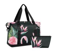 Mnsruu Sacs de sport Flamingo Palm Rose, #04, Taille unique, Mode