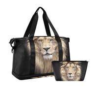 Mnsruu Sacs de sport Lion in The Dark, #04, Taille unique, Mode