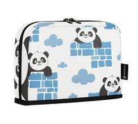 Mnsruu Trousse à crayons avec motif panda Climb The Wall - Grande capacité - Pour garçons et filles - Multicouche - Organisateur de papeterie pour l'école, le bureau, le travail
