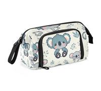 Mnsruu Trousse à crayons de grande capacité - Motif koala mignon - Pour l'école, le bureau, les adolescents, les adultes et les étudiants, Ours koala mignons, Taille unique, Mallette