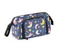 Mnsruu Trousse à crayons de grande capacité - Motif marin et lune - Pour l'école, le bureau, les adolescents, les adultes et les étudiants, A Kawaii Sailor Moon, Taille unique, Mallette