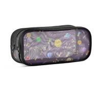 Mnsruu Trousse à crayons d'école, planètes, étoiles et constellations, pour filles, garçons, adolescents, étudiants, 24 x 10,5 x 8 cm, #01, Taille unique, Charmant