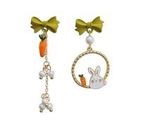 MNSWR Boucles D'oreilles Ensemble Pour Femmes En Acier Inoxydable Trousse Moules Bijoux Lapin De Pâques Boucle D'Oreille Bijoux Animaux Lapin Amoureux Cadeau Lapin Cadeau Lapin D'Oreilles Cadeau D
