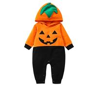 MNSWR Costume Citrouille Bebe Déguisement Citrouille Adulte,Cape Super Enfant Tenue Halloween 2 Ans Costume Bébé Citrouille 2 Body Bebe Garçon 0-3 Mois Costume Enfant Vêtements Imperméables Fille