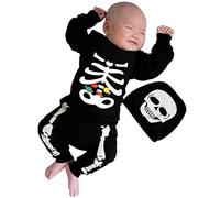MNSWR Costume Halloween Bebe Deguisement Garcon 4 Ans,Deguisement Bebe Fille 6 Mois Pyjama Halloween 1 Mois Costume Enfant Garcon Tenue De Danse Classique Fille Body Sans Manche Bebe Costume Lapin