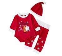 MNSWR Déguisement Body Noël Bébé, Barboteuse Garçon Été, Grenouillère Fille, Pyjama Enfant 18 Mois-3 Ans, Pull Moche 9-12 Mois