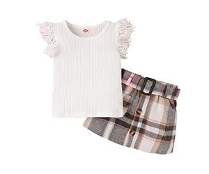 MNSWR Pyjama Ensemble Couple Garde Robe pour Bebe,Ensemble Fille 3 Ans Hiver Maillot De Bain Jupe Fille Tutu Danse Classique Fille Long Lot Body Bebe Fille 24 Mois Deguisement Grenouill 18-24 Mois