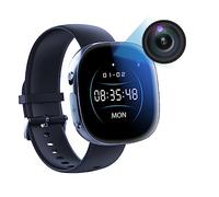 MNTHSSY Montre caméra cachée 32 Go 1080p avec lecture, caméra cachée HD1080p avec affichage de l'heure, caméra de nounou, mini caméra