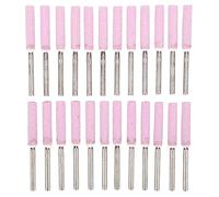 Mnueeop Paquet de 24 Pierres à Aiguiser pour AffûTeuse de TronçOnneuse, Outil de Meulage de Polissage pour AffûTeuse de TronçOnneuse 3X4.8Mm