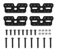 MNUHGYHD 4 Supports d'amortisseurs Avant et arrière en Alliage d'aluminium for modèle réduit de Camion Monstre Tam-iya 1/10 Clodbuster 4x4x4