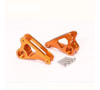 MNUHGYHD Kit de culbuteurs progressifs Avant/arrière en Aluminium Progressive-2 (90-T) 5358 for Voitures RC Trax-xas 1/10 Revo 3.3 E-Revo 2.0 Slayer Pro 4X4 Summit(Front-Orange)