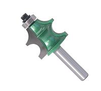 MNUPL 1 pièces 8mm tige dessin ligne routeur peu for bois avec roulement outils de travail du bois(8X29.5mm)