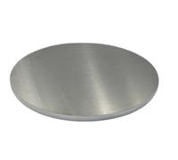 MNUPL 1 Plaque Ronde en Aluminium 100 mm 150 mm 200 mm 250 mm 300 mm(Diameter 100mm 1pc,Thickness 3mm)
