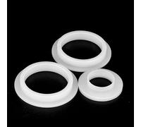 MNUPL 10 pièces Joint à vis l'étape rondelle en Nylon Type T Coussin d'isolation en Plastique Polyamide Joint rainure Bague Bague M12M14M16M18M20M22M35(M20,50Pcs)